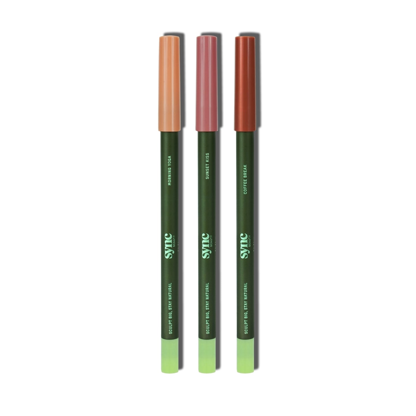 Lip liners by Sync Beauty