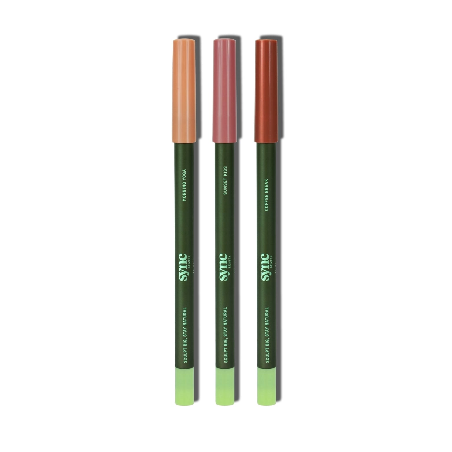 Lip liners by Sync Beauty
